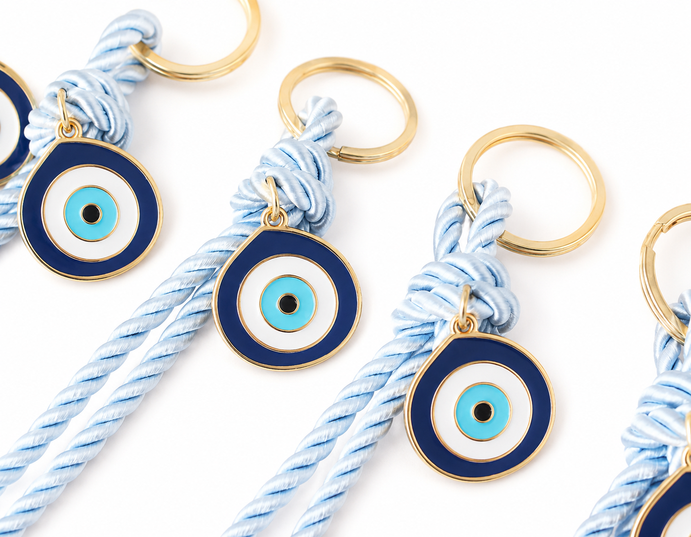 Blue Evil Eye (Mati) Keyring for Bomboniere / Event Favor