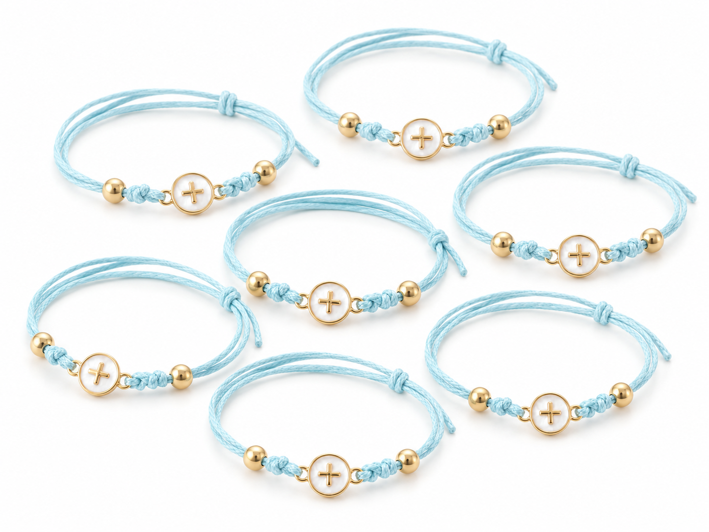 5x Handmade Witness Pins (Martyrika) | Greek Orthodox Baptism & Christening Favours | Martirika | Evil Eye (Mati) | Witness Bracelets | Baptism Keepsakes