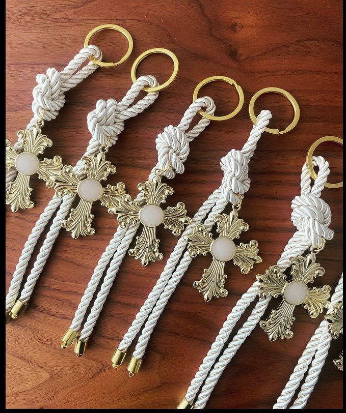 Cross keyrings ,Greek Baptism, Christening Bomboniere,Christening Favors , Greek Christening ,Evil eye ,Martyrika,Wedding Favors, Mati