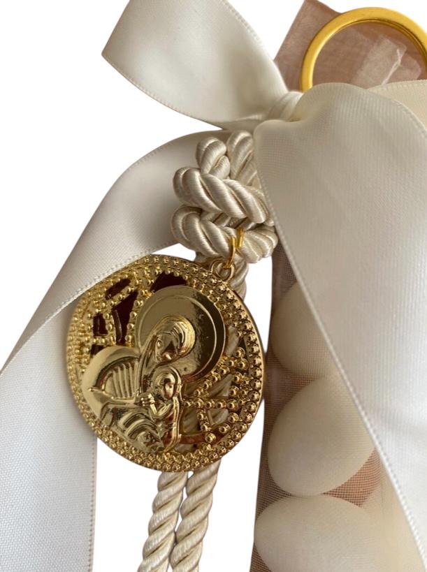 5 x Girl Favors , Greek Baptism, Christening Bomboniere, Christening Favors ,Greek Christening ,Orthodox , Greek Martyrika ,Girl Christening