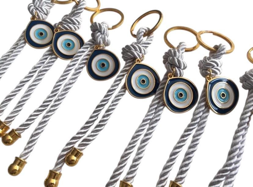 Mati keyrings ,Greek Baptism, Christening Bomboniere,Christening Favors , Greek Christening ,Evil eye ,Martyrika,Boy Christening, Mati