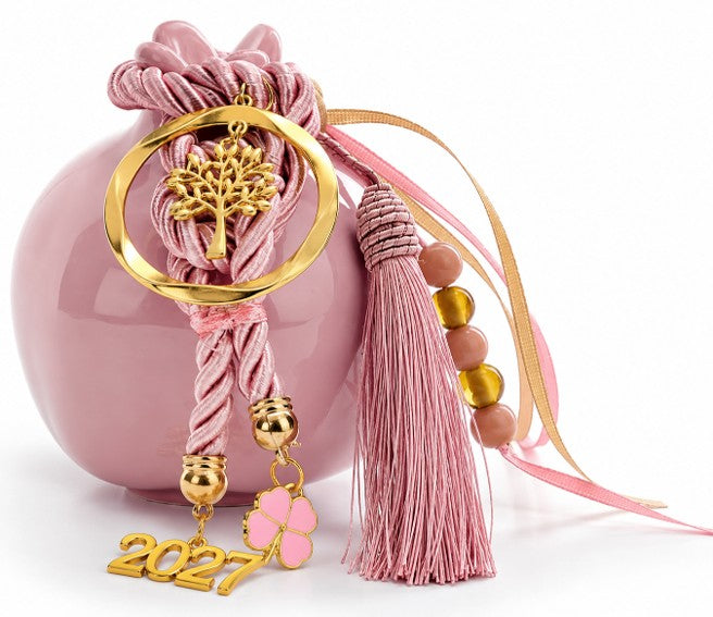 Ceramic pomegranate 2027 New Year Gouria (Good Luck Home Gift)