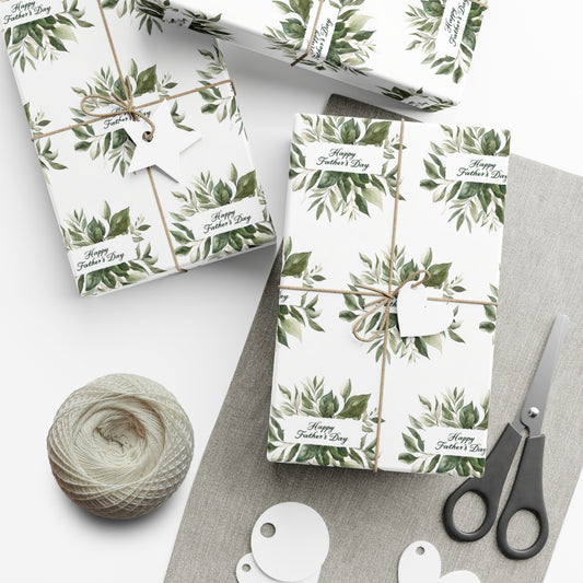 Elegant Botanical Gift Wrap Papers,  Father's Day Wrapping, Perfect for Father's Day, Father's Day Gift Wrapping, Father's Day Wrapping Roll