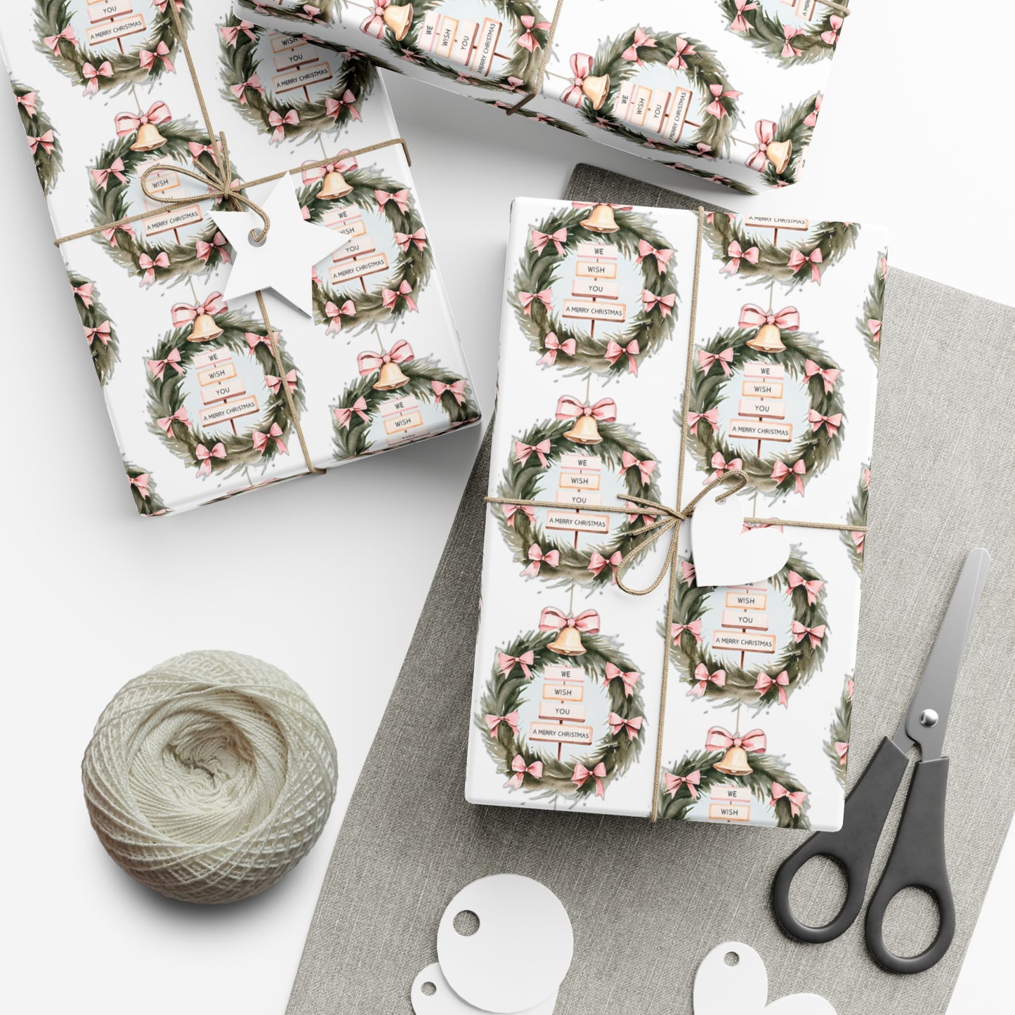 Christmas Gift Wrap Paper,Holiday Wrapping Paper, Seasonal Gift Wrap, Gift Packaging,  Decorative