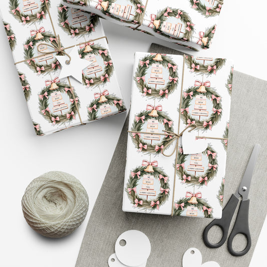 Christmas Gift Wrap Paper,Holiday Wrapping Paper, Seasonal Gift Wrap, Gift Packaging,  Decorative