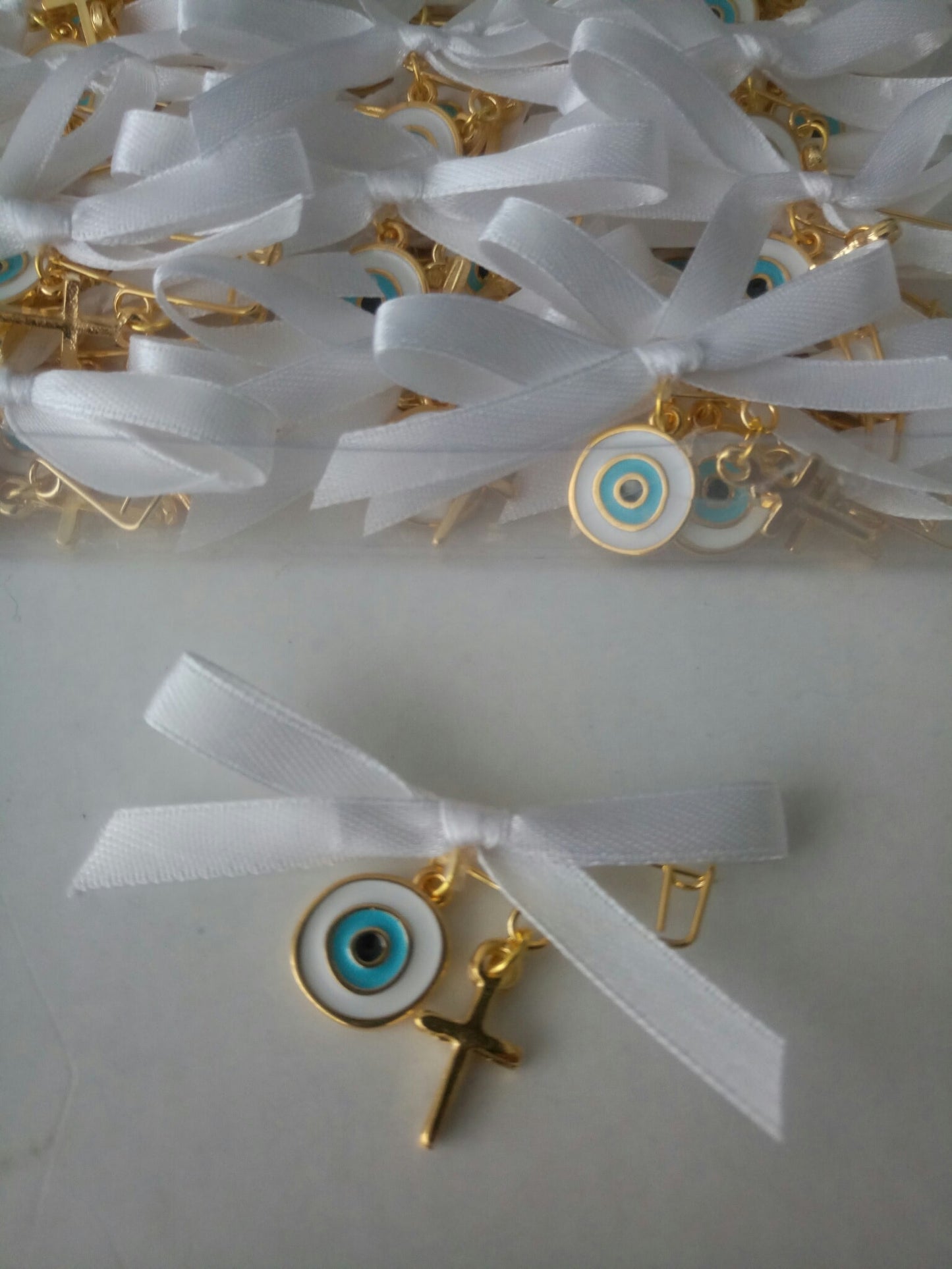 5x Witness Pins , Orthodox Baptism, Greek Christening, Martirika, Martyrika, Pin Mati,Witness Bracelet , Evil Eye, Greek Martyrika, greek martyrika,orthodox pins, witness pins, good luck favors, bridal shower favors, cross keychain, greek evil eye, orthodox wedding, baby pin, evil eye favors, favors for girls, keychain favors, wedding favors, orthodox cross favor, mati keychains, martyrika favors,
evil eye, baptismal, evil eye favors, 
