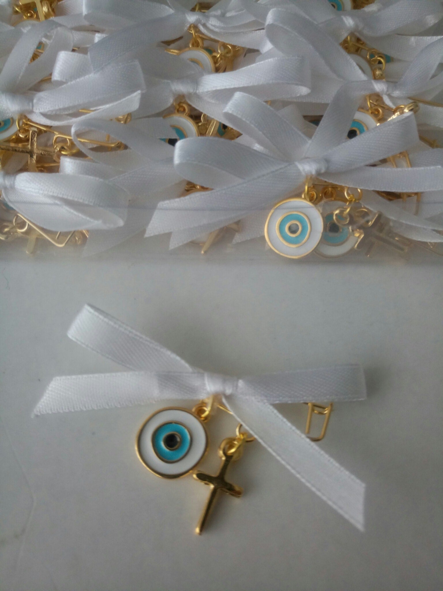5x Witness Pins , Orthodox Baptism, Greek Christening, Martirika, Martyrika, Pin Mati,Witness Bracelet , Evil Eye, Greek Martyrika, greek martyrika,orthodox pins, witness pins, good luck favors, bridal shower favors, cross keychain, greek evil eye, orthodox wedding, baby pin, evil eye favors, favors for girls, keychain favors, wedding favors, orthodox cross favor, mati keychains, martyrika favors,
evil eye, baptismal, evil eye favors, 