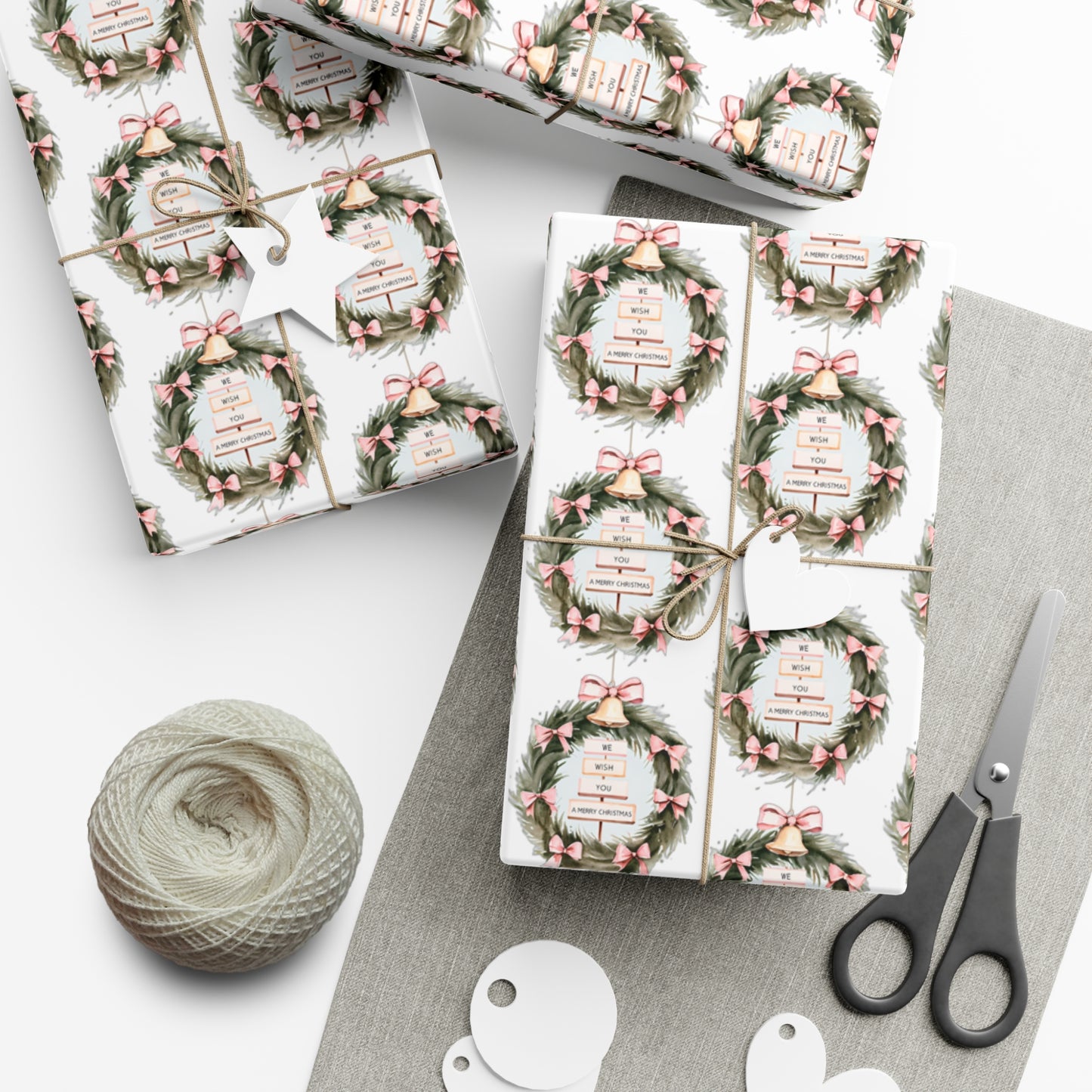 Christmas Gift Wrap Paper,Holiday Wrapping Paper, Seasonal Gift Wrap, Gift Packaging,  Decorative