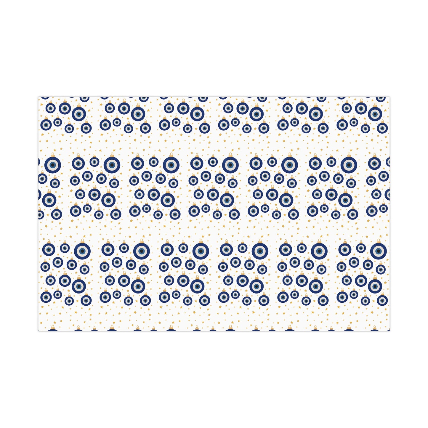 Evil Eye Gift Wrap Papers for Any Occasion, Perfect for Holidays, Birthdays, Parties, Seasonal Gifts, Greek Wrapping, Marytika