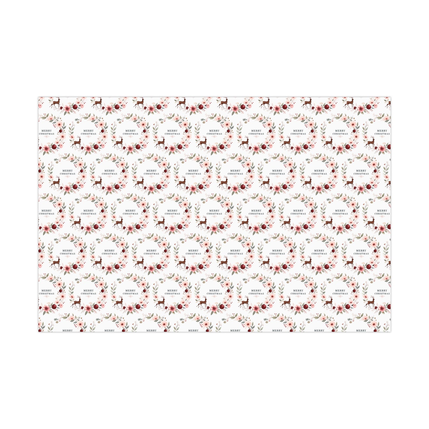 Floral Christmas Gift Wrap Paper,Christmas Gift Wrap Paper, Christmas Wrapping Paper, Decorative Gift Wrap, Festive Wrapping Paper, Seasonal Gifts