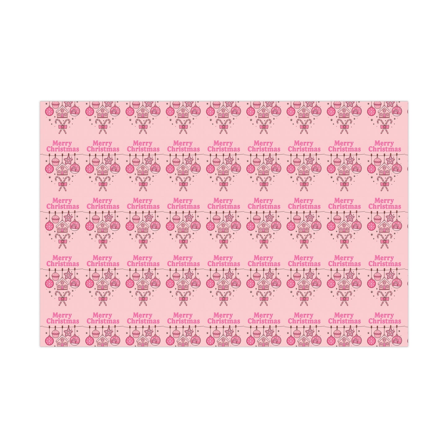 Merry Christmas Gift Wrap Papers, Holiday Wrapping Paper, Festive Gift Wrap, Christmas Party Supplies, Pink Christmas Gift Wrap