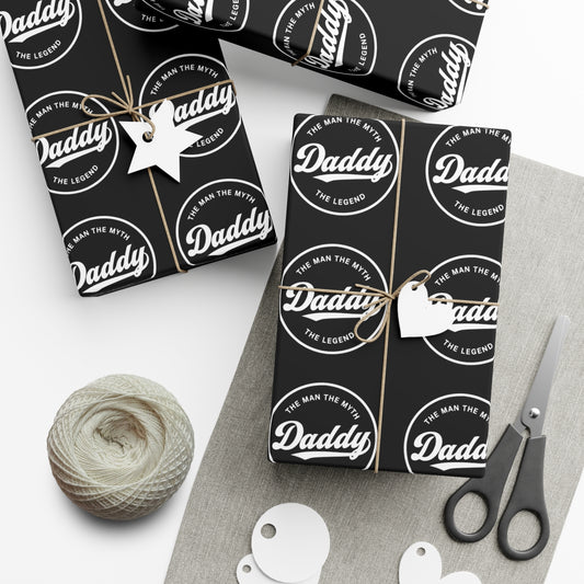 Gift Wrap Papers for Dad ,Father’s Day Wrapping, Father's Day Gift Wrap ,Holiday Celebration Paper, Best Dad