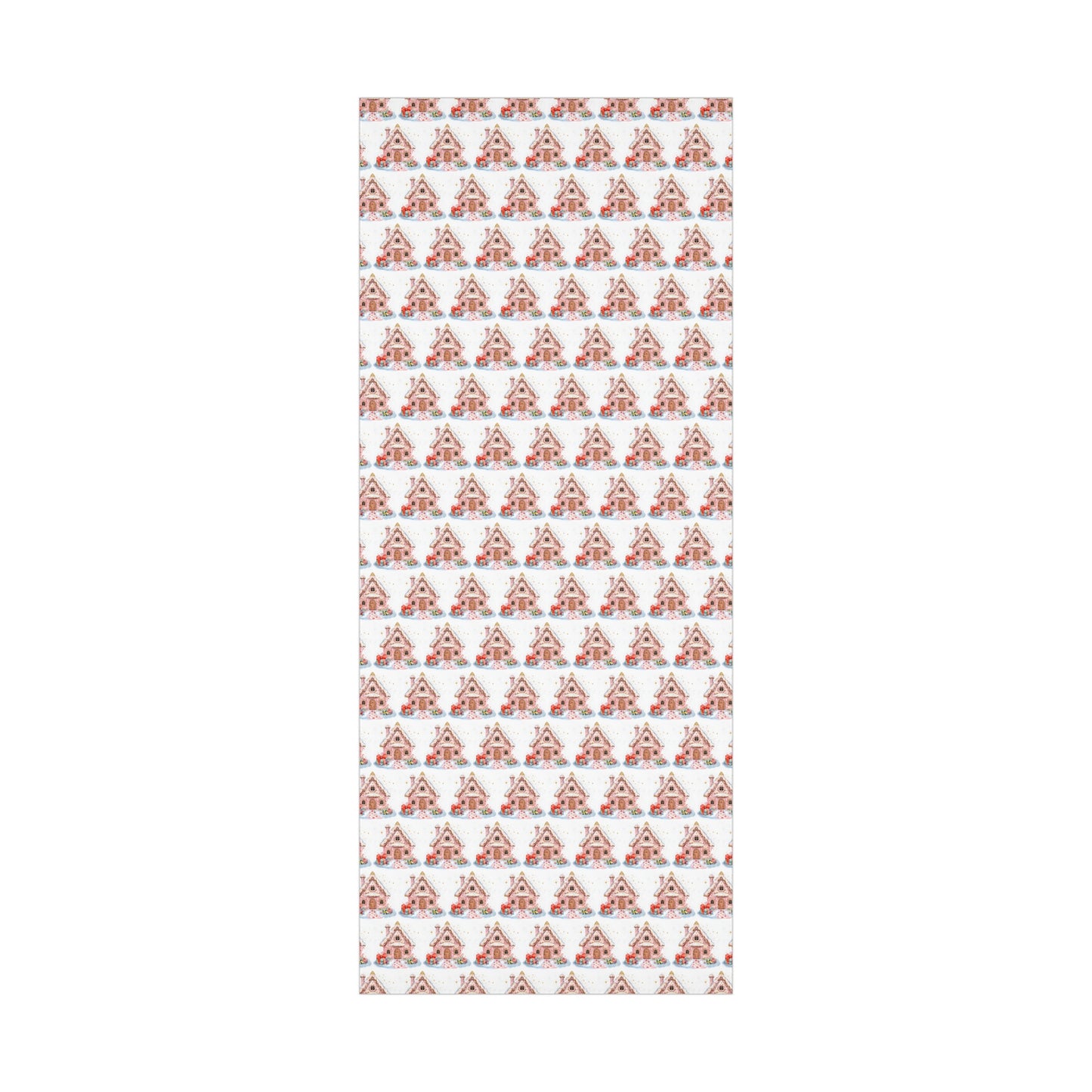 Whimsical Gingerbread House Gift Wrap, Christmas Wrapping Paper, Holiday Gift Wrap, Festive Wrap, Xmas Wrapping Paper, Christmas Wrapping Paper, Kids Wrap Paper, Presents, Christmas Decor