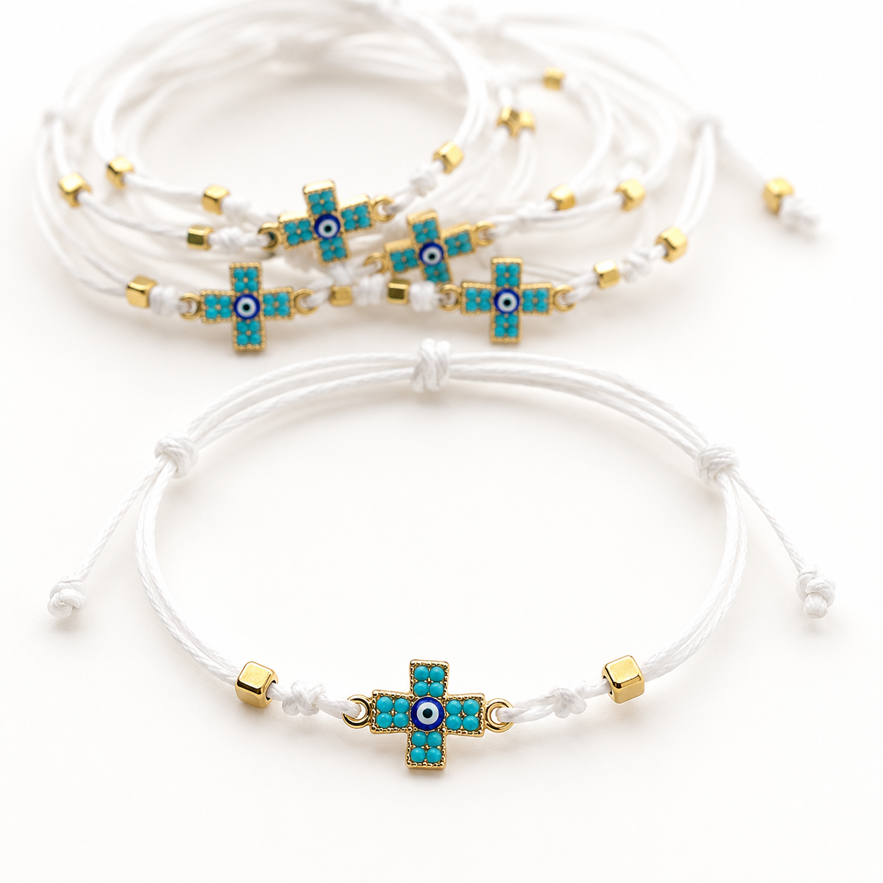 5x Witness Bracelets (Martyrika) | Greek Orthodox Christening & Baptism Favours