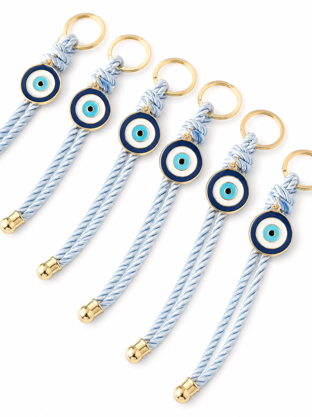 Blue Evil Eye (Mati) Keyring for Bomboniere / Event Favor