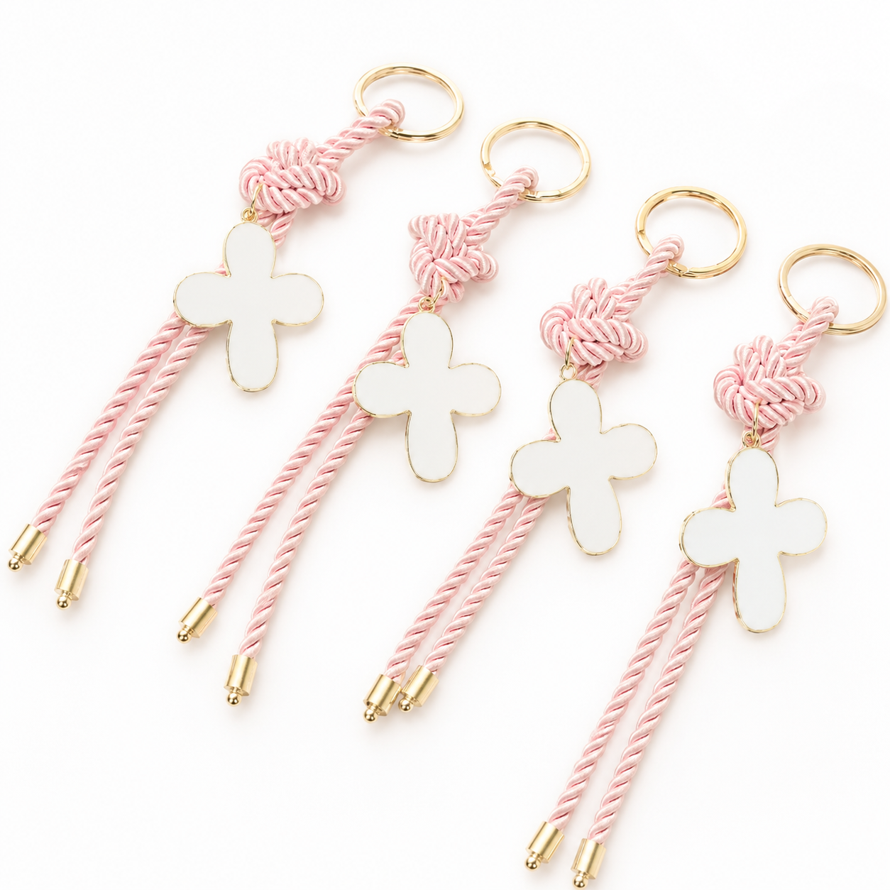 Gold Cross Bomboniere / Event Favour Keyring