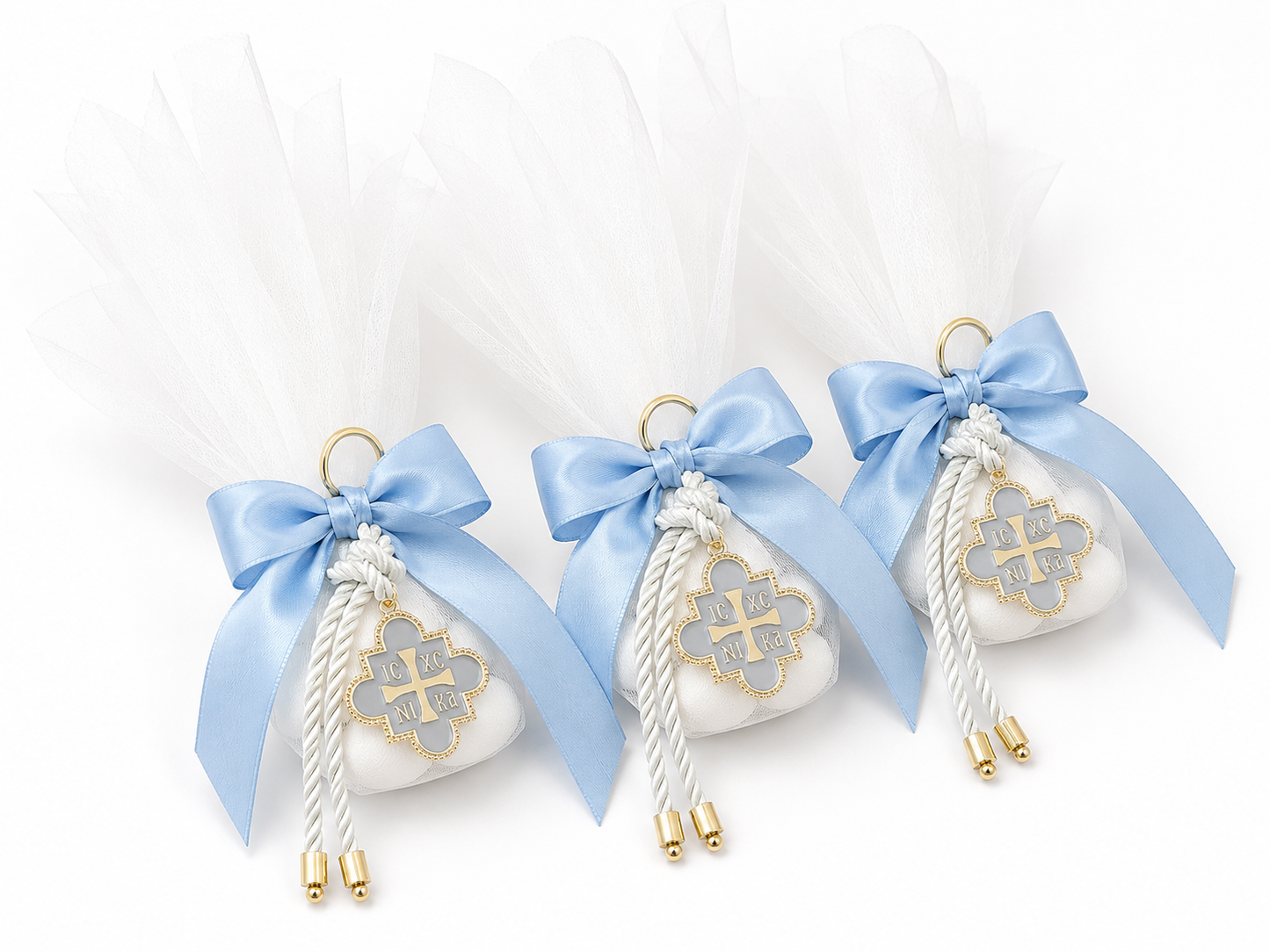 ICXC NIKA  Keyring Bomboniere / Favor Greek Orthodox  | Christening & Baptism Favours