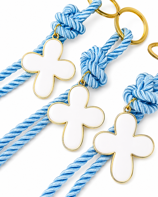 Gold Cross Keyring for Bomboniere / Event Favor