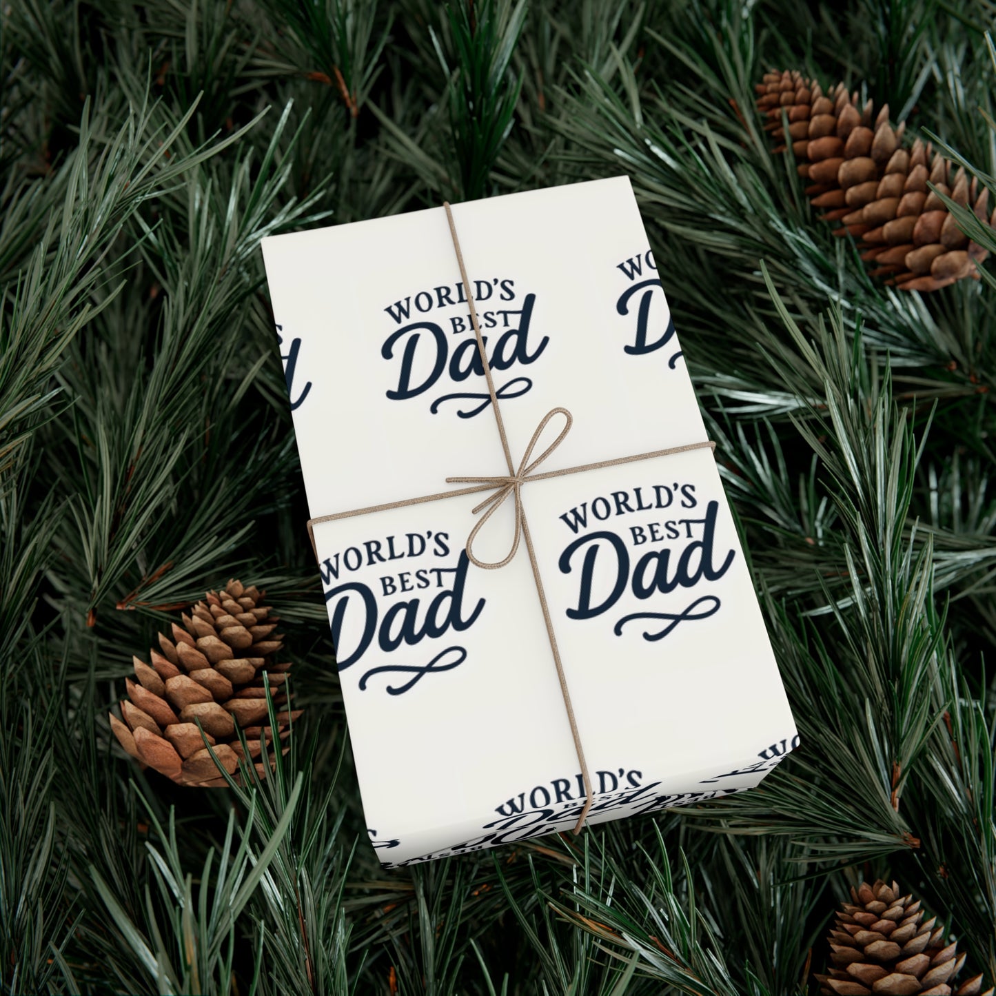 World's Best Dad Gift Wrap Papers, Father's Day Wrap, Celebratory Gift Packaging, Father's Day Wrapping Paper, Father's Day Gift Wrapping