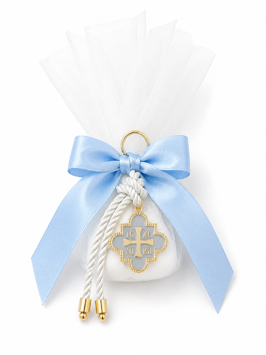ICXC NIKA  Keyring Bomboniere / Favor Greek Orthodox  | Christening & Baptism Favours