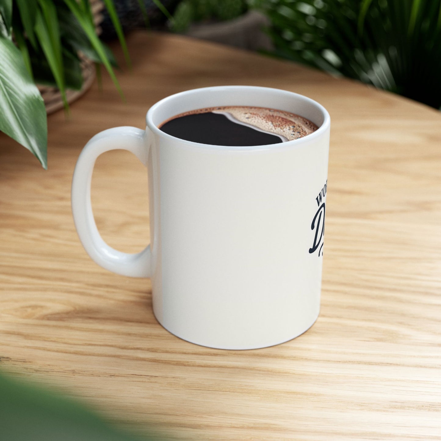 World's Best Dad Ceramic Mug , Perfect Gift for Father's Day, Coffee Lovers, Cute Home Decor, Fun Idea for Dads