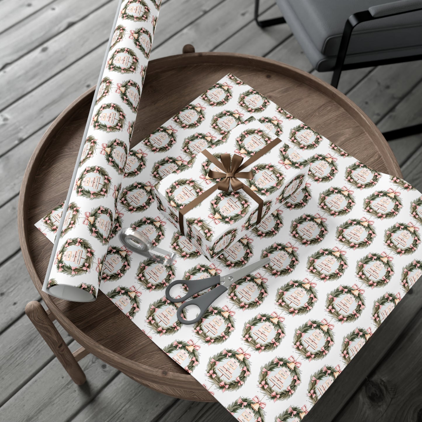 Christmas Gift Wrap Paper,Holiday Wrapping Paper, Seasonal Gift Wrap, Gift Packaging,  Decorative