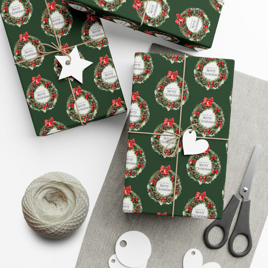 Holiday Gift Wrap Papers | Festive Wrapping Paper for Christmas, Gift Wrap, Seasonal Party Supplies, Merry