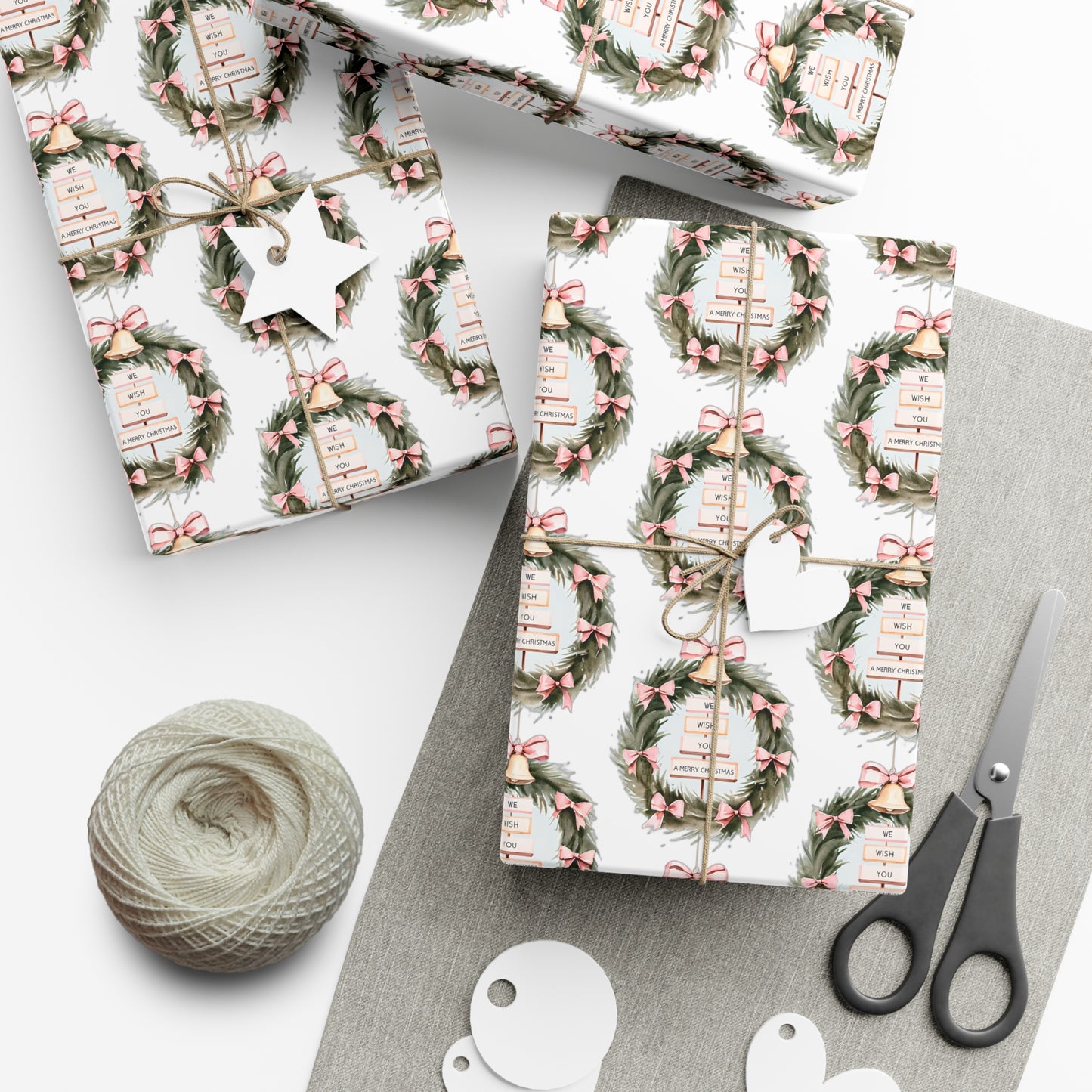 Christmas Gift Wrap Paper,Holiday Wrapping Paper, Seasonal Gift Wrap, Gift Packaging,  Decorative