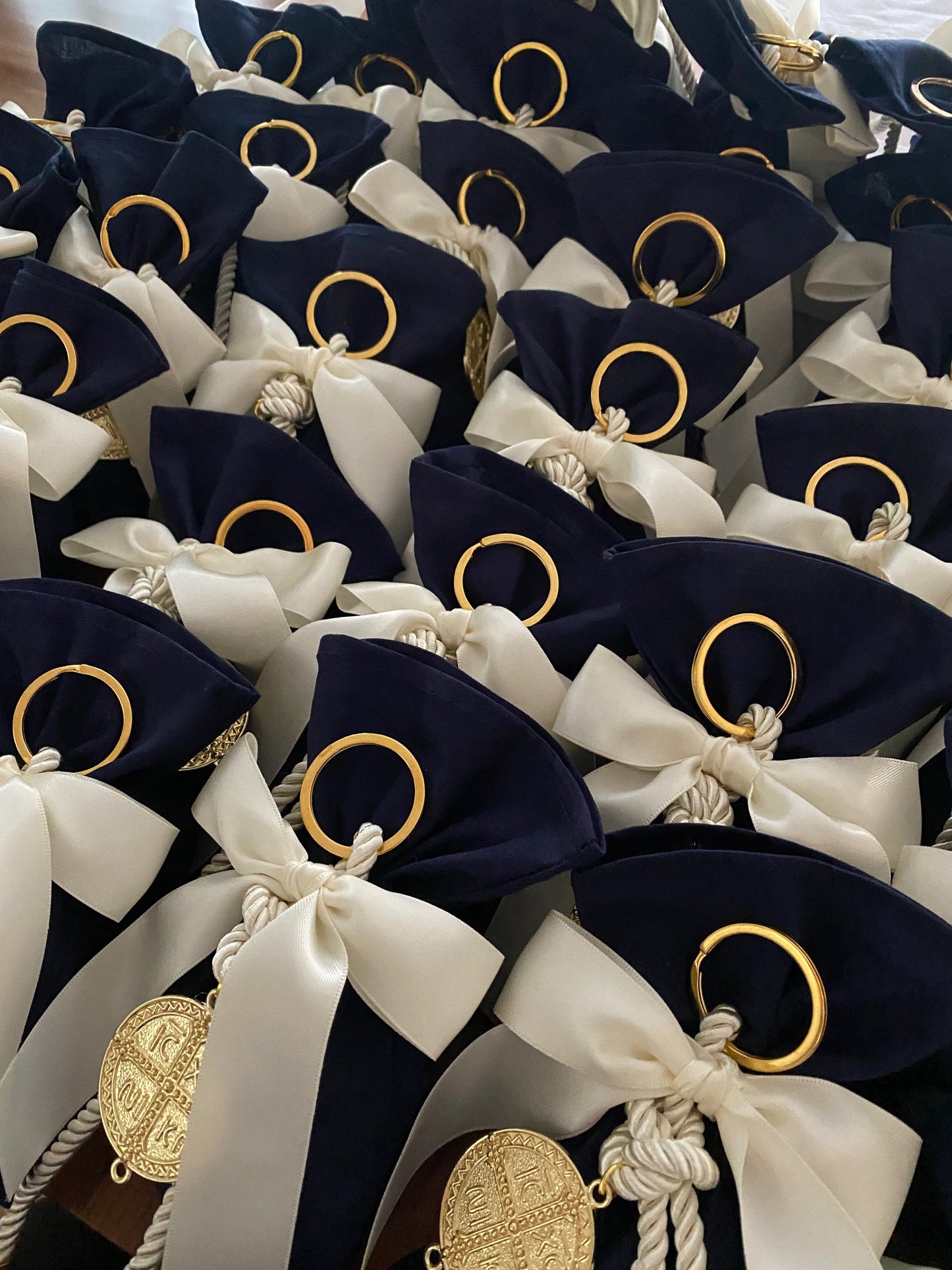 Navy Pouch ICXC NIKA Bomboniere , Christening Bomboniere, Christening Favors, Greek Christening, Greek βάπτιση