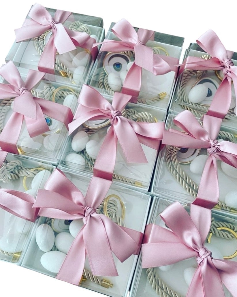 Girl Favors ,Greek Baptism, Christening Bomboniere, Greek Martyrika, Greek Bombonieres ,Mati ,Evil eye ,Girl Christening, Martyrika