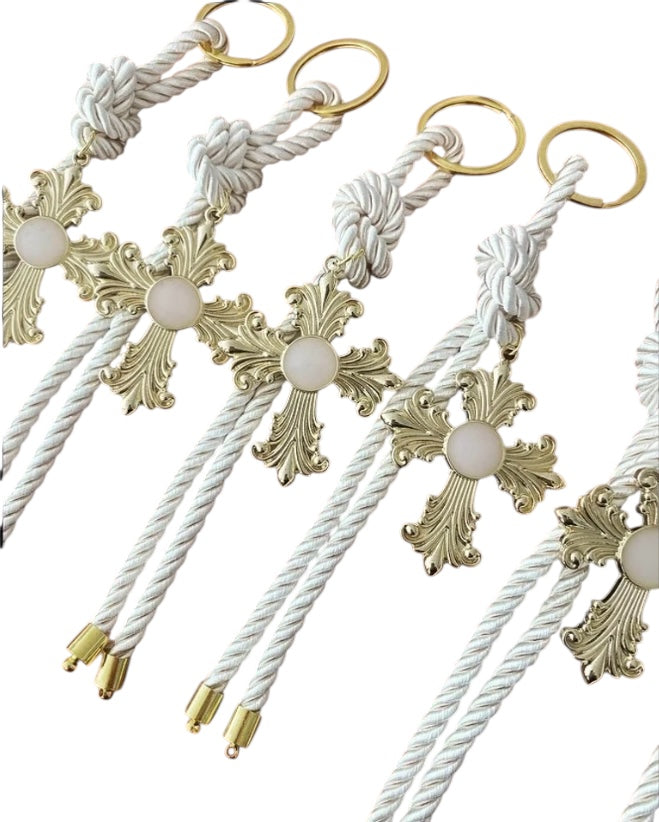 Cross keyrings ,Greek Baptism, Christening Bomboniere,Christening Favors , Greek Christening ,Evil eye ,Martyrika,Wedding Favors, Mati