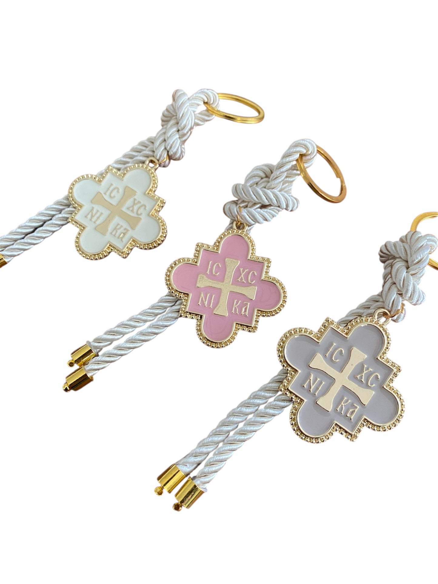 ICXC NIKA keyrings ,Greek Baptism, Christening Bomboniere,Christening Favors , Greek Christening