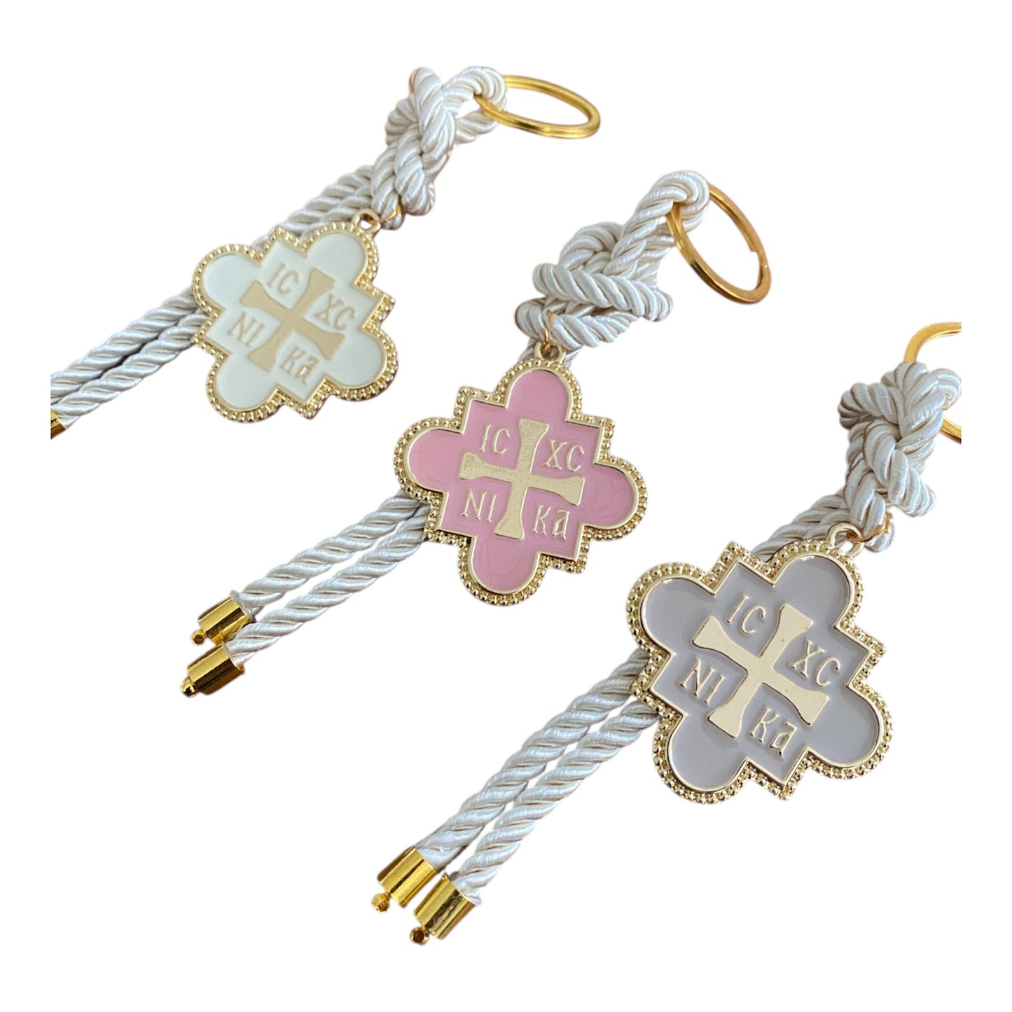 ICXC NIKA keyrings ,Greek Baptism, Christening Bomboniere,Christening Favors , Greek Christening