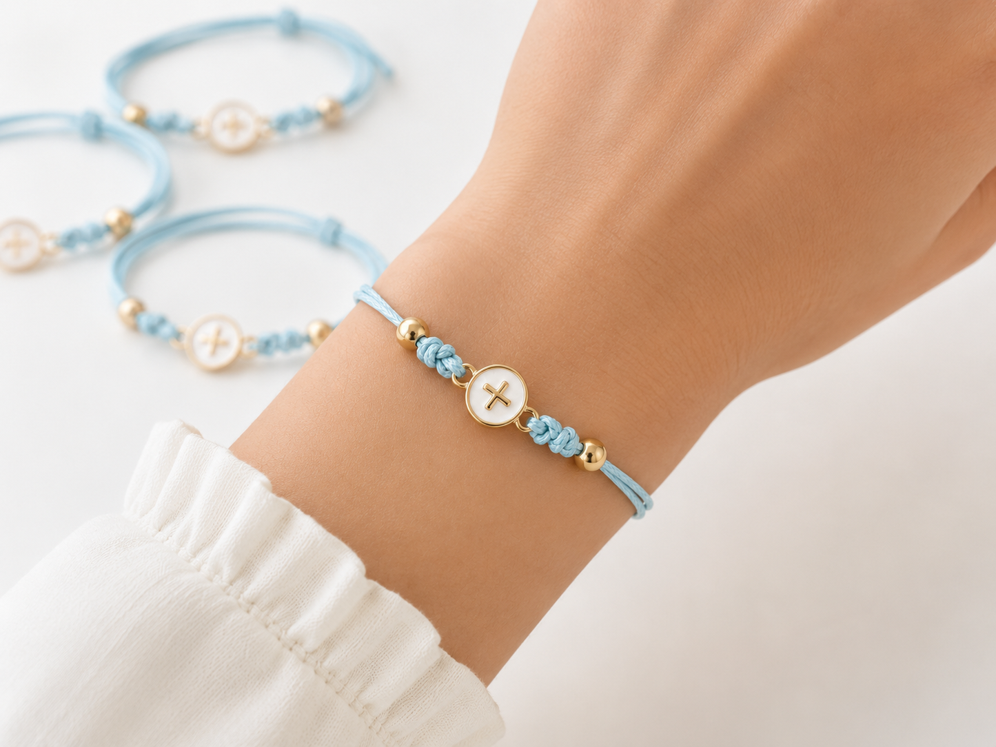 5x Handmade Witness Pins (Martyrika) | Greek Orthodox Baptism & Christening Favours | Martirika | Evil Eye (Mati) | Witness Bracelets | Baptism Keepsakes