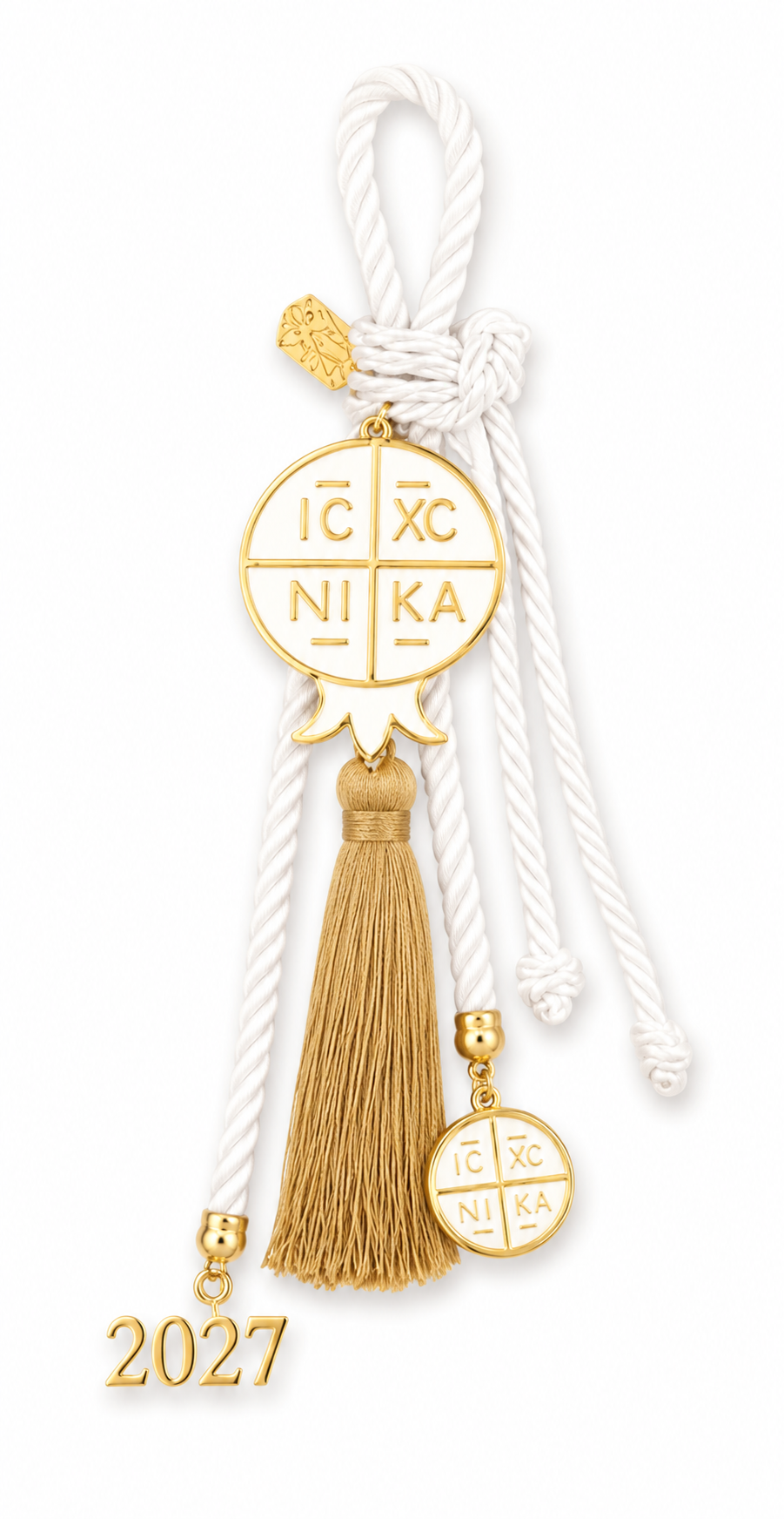 Hanging  ICXC NIKA Gouri New Year 2027 -Good Luck Home Ornament