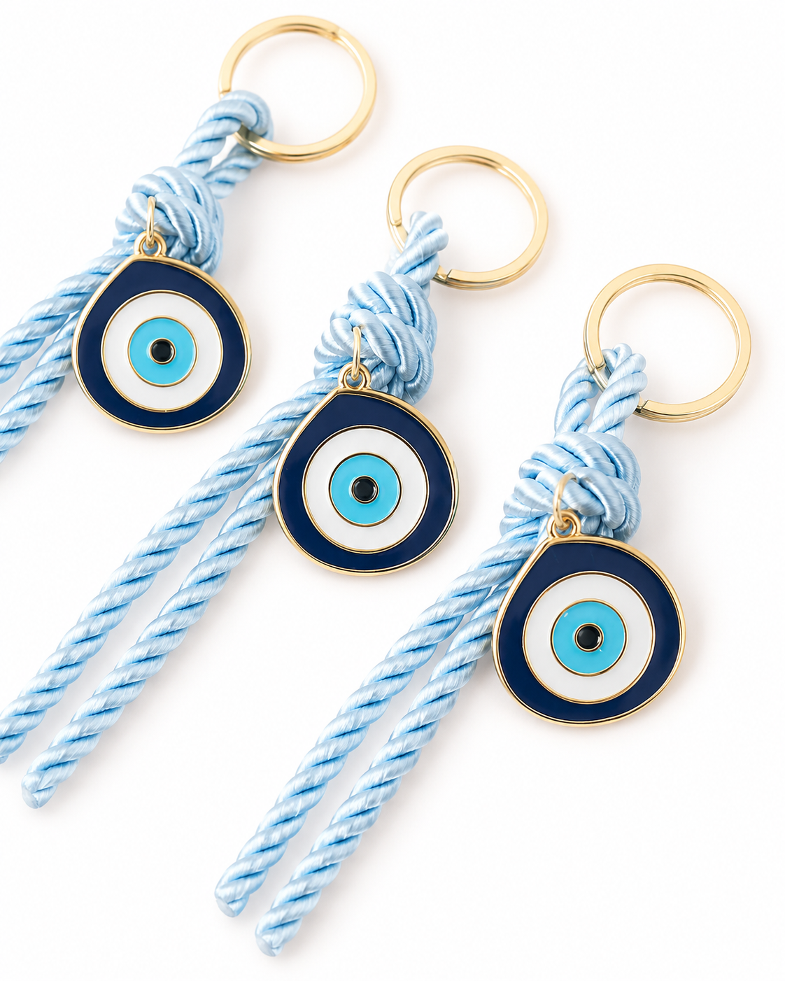 Blue Evil Eye (Mati) Keyring for Bomboniere / Event Favor