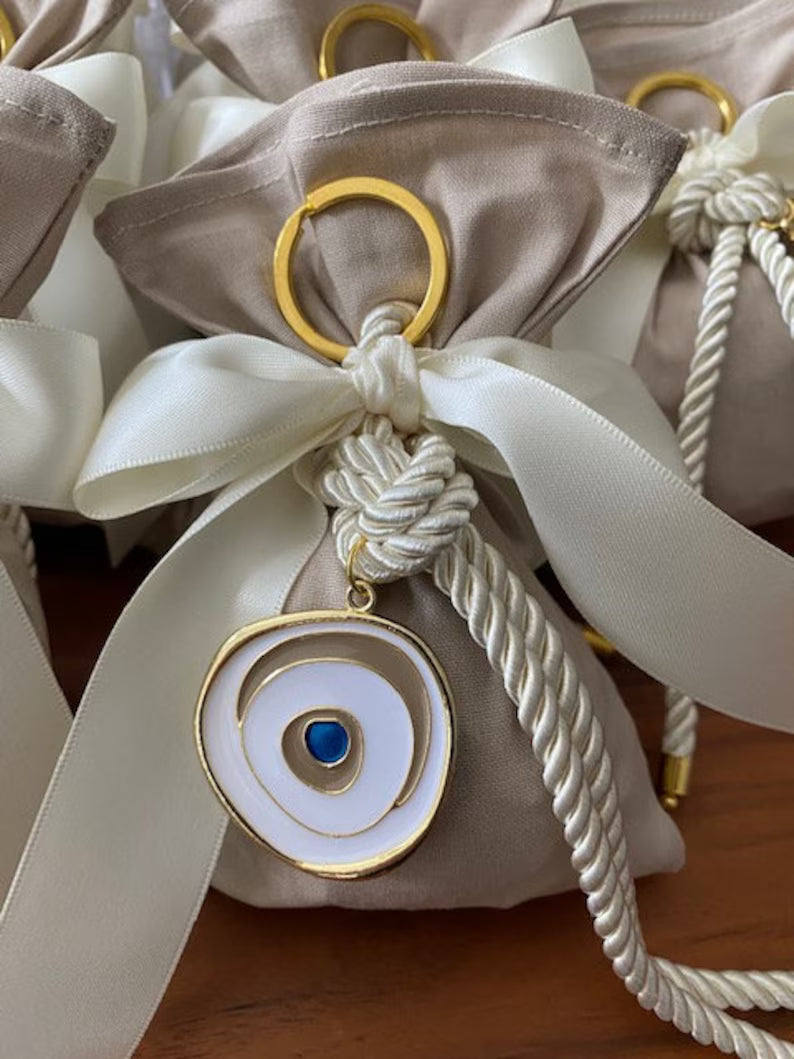 Eye Keyring Favors , Greek Baptism, Christening Bomboniere, Christening Favors ,Greek Christening ,Mati , Greek Martyrika , Boy Christening