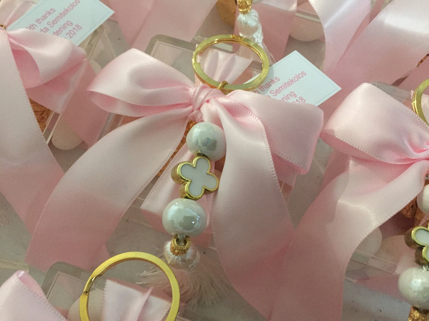 Girl Favors, Greek Baptism, Christening Bomboniere,Cross Keyring, Greek Christening ,Bomboniere,Martyrika,Communion, Orthodox Baptism