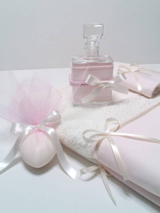 Orthodox Baptism Set , Greek Baptism, Baptism Box, Personalised Towels , Greek Christening ,Christening Towels, Ladoset, Girl Christening