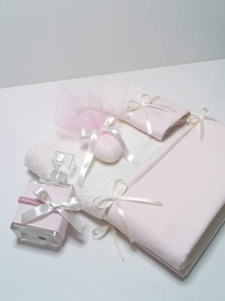 Orthodox Baptism Set , Greek Baptism, Baptism Box, Personalised Towels , Greek Christening ,Christening Towels, Ladoset, Girl Christening