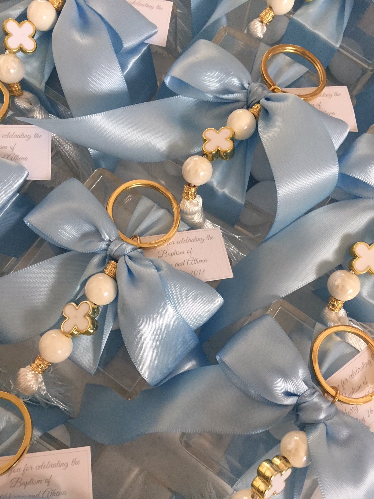 Acrylic box  cross keyring  Boy Favors , Greek Baptism, Christening Bomboniere, Cross Keyring ,Greek Christening ,Bomboniere,Communion, Orthodox Baptism