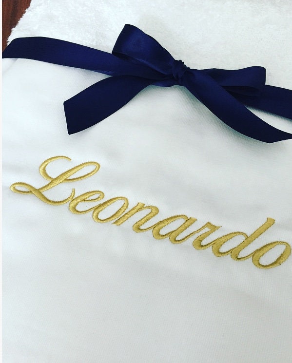 Personalised Bath Towel Orthodox Baptism Set , Greek Baptism, Personalised Towels , Greek Christening ,Christening Towels, Ladoset,