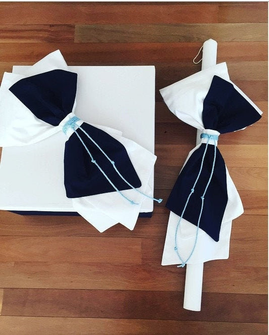 Orthodox Baptism Box ,Greek Baptism, Baptism Box, Navy Baptism Set,Greek Christening ,Keepsake , Christening Box,Boy Christening,