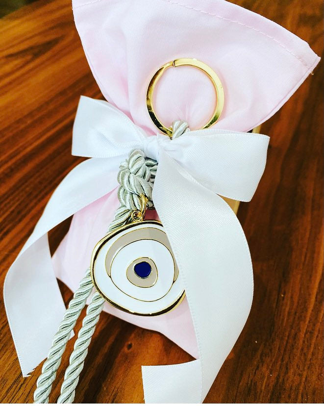 Girl Favors ,Greek Baptism, Christening Bomboniere, Greek Martyrika, Greek Bombonieres ,Mati ,Evil eye ,Girl Christening, Martyrika