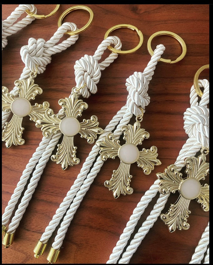 Cross keyrings ,Greek Baptism, Christening Bomboniere,Christening Favors , Greek Christening ,Evil eye ,Martyrika,Wedding Favors, Mati