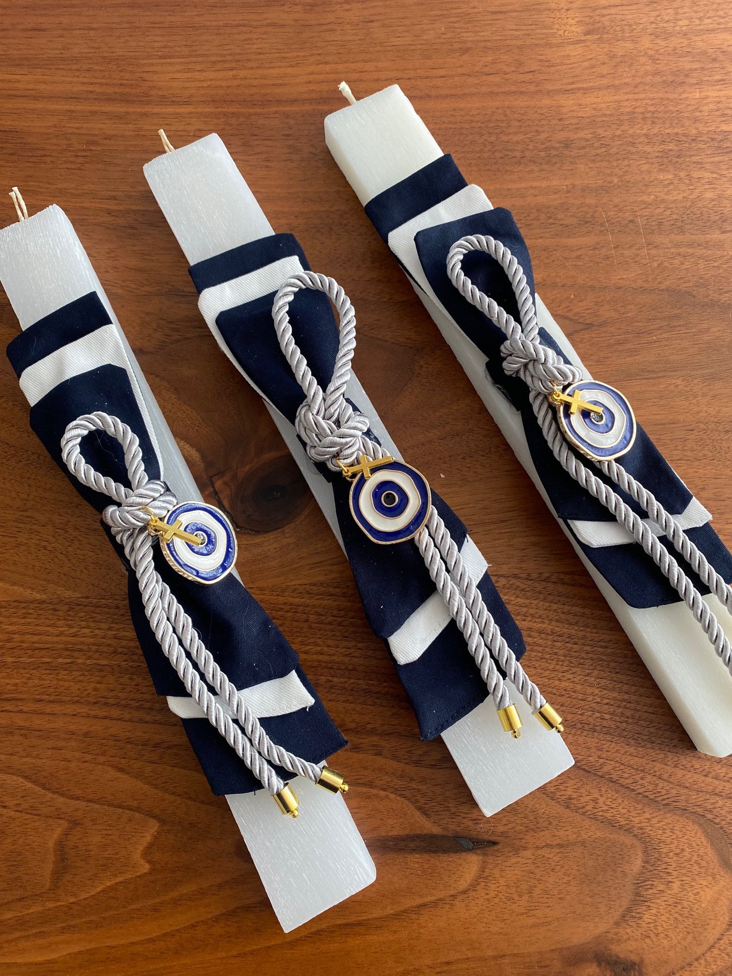3x Christening Small candles, baptism candles, christening candles, orthodox christening , orthodox candles, baptism , olive branch