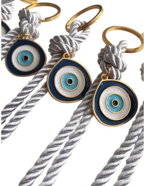 Mati keyrings ,Greek Baptism, Christening Bomboniere,Christening Favors , Greek Christening ,Evil eye ,Martyrika,Boy Christening, Mati