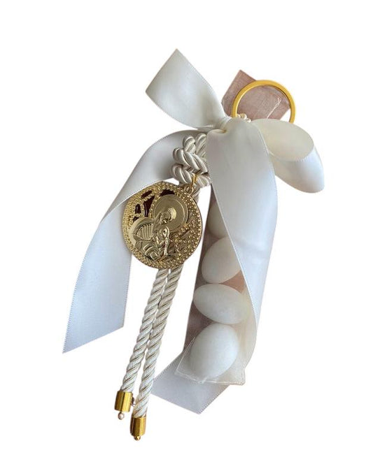 5 x Girl Favors , Greek Baptism, Christening Bomboniere, Christening Favors ,Greek Christening ,Orthodox , Greek Martyrika ,Girl Christening