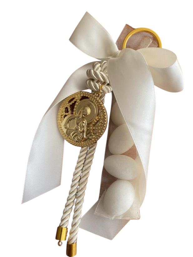 5 x Girl Favors , Greek Baptism, Christening Bomboniere, Christening Favors ,Greek Christening ,Orthodox , Greek Martyrika ,Girl Christening