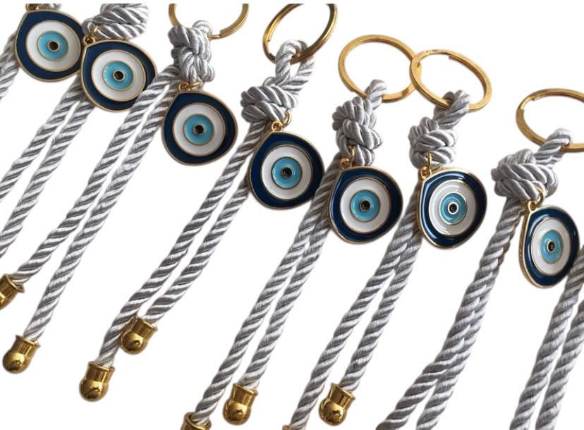 Mati keyrings ,Greek Baptism, Christening Bomboniere,Christening Favors , Greek Christening ,Evil eye ,Martyrika,Boy Christening, Mati